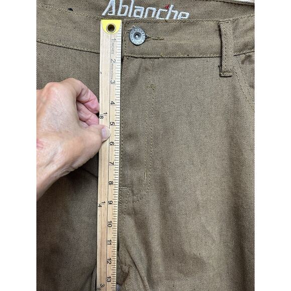 Ablanche New York Mens Brown Jeans 44x32 (31) 100% Cotton Casual Workwear - Picture 10 of 16